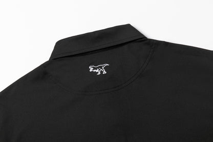 Solid Black Polo