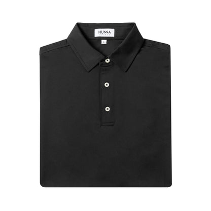 Solid Black Polo