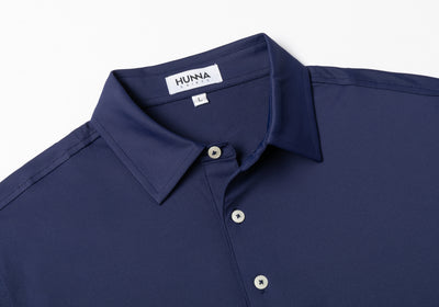 Polo: Solid Navy Women's
