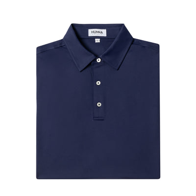 Polo: Solid Navy Women's