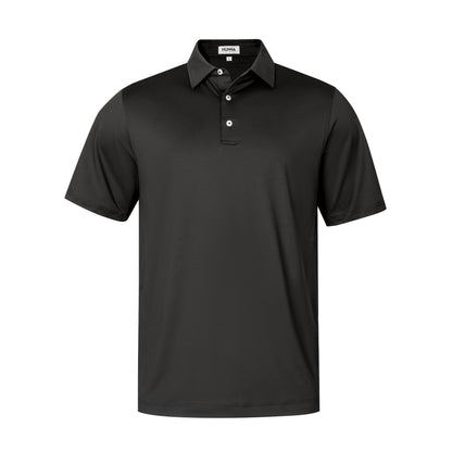 Solid Black Polo