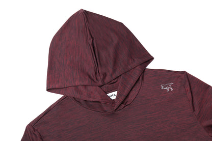 Lightweight Performance Hoodie - Burgundy
